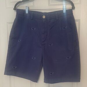 Vineyard Vines Navy Embroidered Shorts